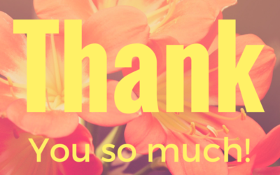 A Huge Thank You